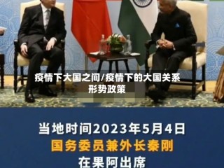 疫情下大国之间/疫情下的大国关系形势政策