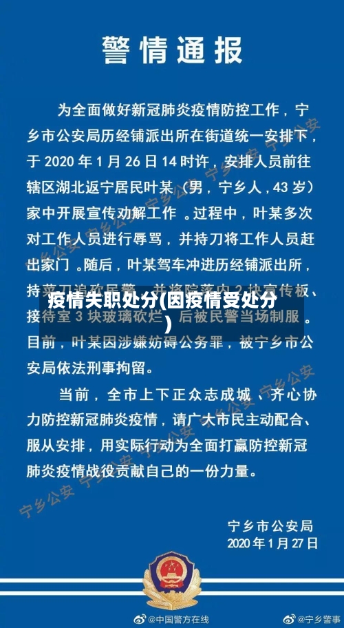 疫情失职处分(因疫情受处分)-第3张图片